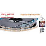 Tira LED 5 mts Flexible 24V 20W/mt 192 Led SMD 3528/mt IP65 Especial Panadería, Serie Profesional IRC >90 Tira LED 5 mts Flexible 24V 20W/mt 192 Led SMD 3528/mt IP65 Especial Panadería, Serie Profesional IRC >90